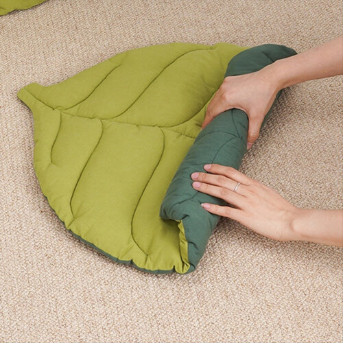 Leaf Mat Soft Cute Floor Rug Crawling Mat Blanket A 1