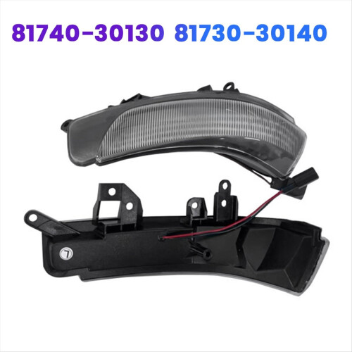 1 par de luz de seta LED para espelho retrovisor Wish 2