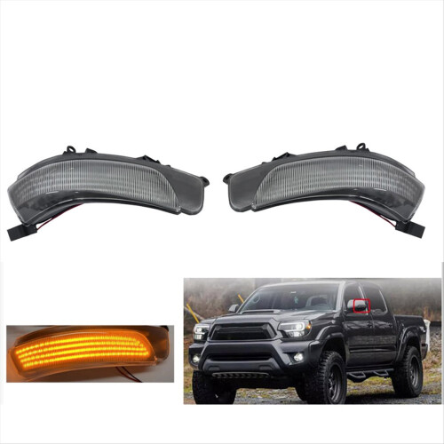 1 par de luz de seta LED para espelho retrovisor Wish 1