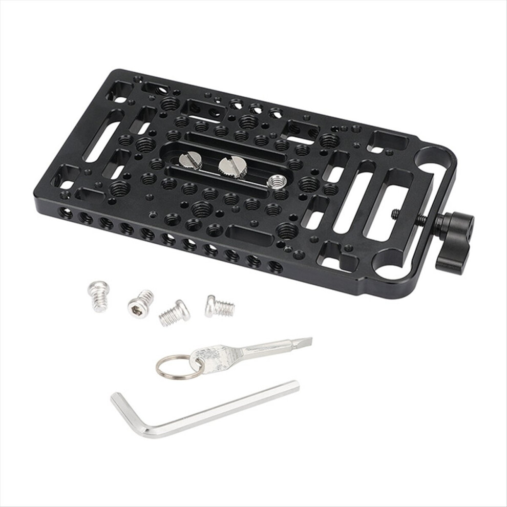 Cheese Plate V Mount Battery Plate With 15mm Rod Clamp One-piece-image-OPC-PMD8WQD-NEW