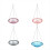 Bird Flower Shaped Hanging Bird Feeder Birdbath E 1