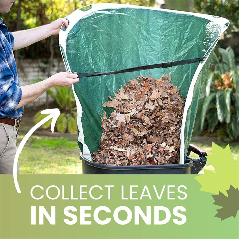 Garden Foldable Leaf Collector, Reusable Waste Collection Bucket-image-OPC-PMD8XRR-NEW