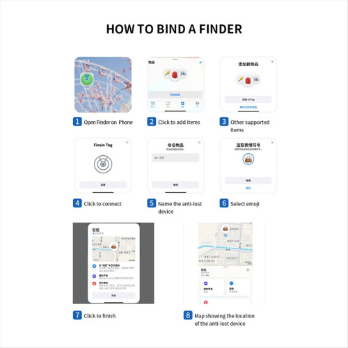 GPS-tracker Smart Tag Bluetooth-locator Tracking Device Item Finder
