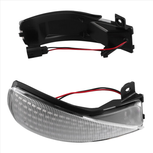 Para 3 BL 08-14 Espelho Retrovisor Luz de Seta Transparente 1