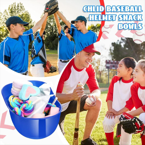 Baseballhelm-Eiscreme-Snackschale, Mini-Baseballkappenschale, 30 Stück 1