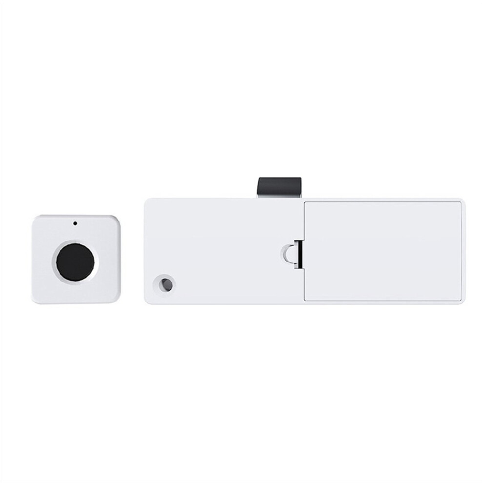 Biometric Fingerprint Lock White Anti-Theft Smart Drawerlock 4712884961006
