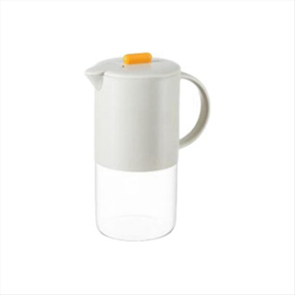 Glass Water Jug With Lid Kitchen Coffee Pot 1800Ml Gray 4712884962874