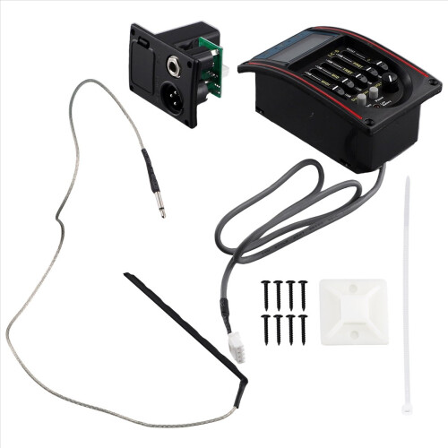 LC-5 5-bånds gitarpickup EQ equalizer akustisk gitarforforsterker