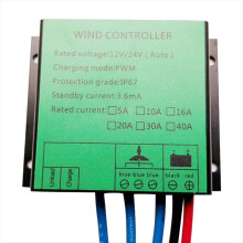 Controlador PWM Controlador de Carga de Turbina Eólica Regulador à Prova de Água