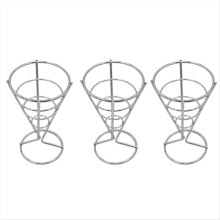 kiprek snackmand frietrek zilver