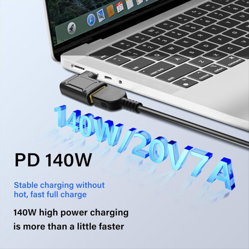 PD 140W DC - Type-C töltőadapter telefonhoz, táblagéphez, laptophoz (C) 1