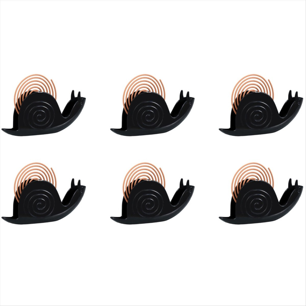 Portable Flying Disc Incense Holder, Snail Incense Holder, Black-image-OPC-PMD92Z9-NEW