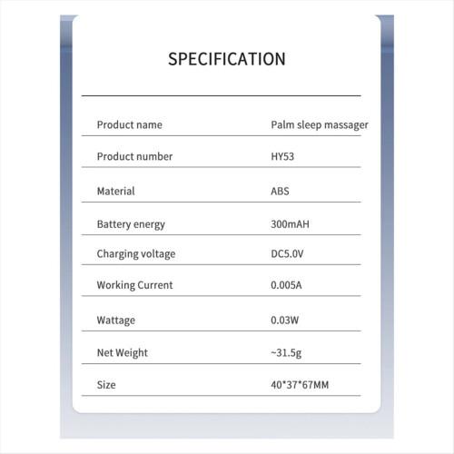 Electric Sleep Aids Device EMS Handheld Microcurrents Tens 2