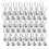 48Pcs Set Disco Ball Keychain Mirror Keyring Reflective Ball 1