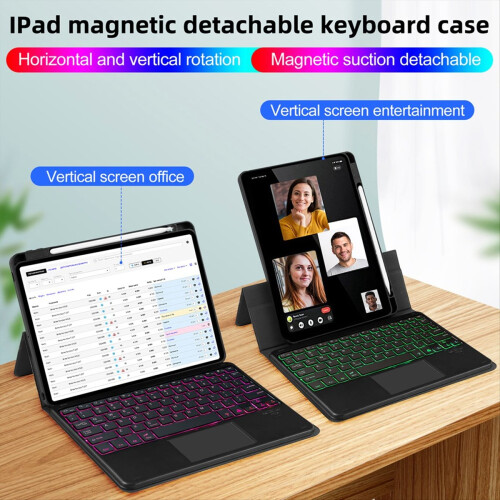 Bluetooth Keyboard for 10.9Inch Magnetic Separation Keyboard,A 2
