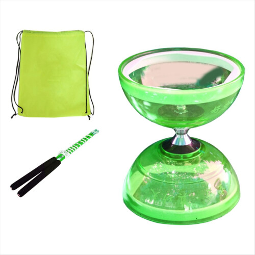 Diabolo Yoyo Παιχνίδι για Ηλικιωμένους Παιδιά, Σετ Γυμναστικής με Ζογκλέρ (Πράσινο)