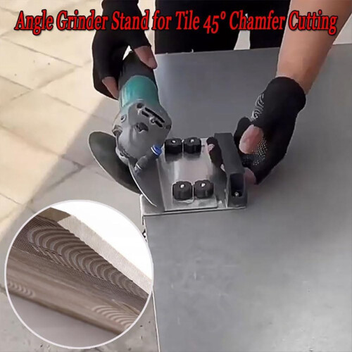 Angle Grinder Stand for Tile 45 Chamfer Cutting 2