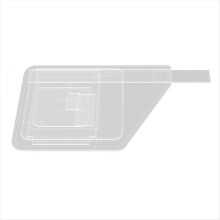Acryl leren sjablonen voor een crossbody-rugzak met grote capaciteit,-533