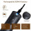 USB Rechargeable Pepper Grinder, Electric Pepper Grinder White 3