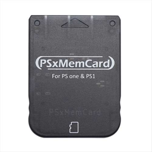 PS1 Memory Card Save Game Data Black