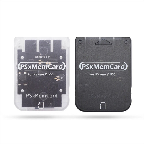 PS1 Memory Card Save Game Data Black 2