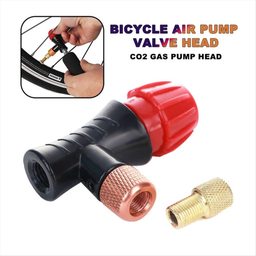 Sykkelluftpumpe Ventilhode Inflatoradapter CO2 Bensinpumpehode 1