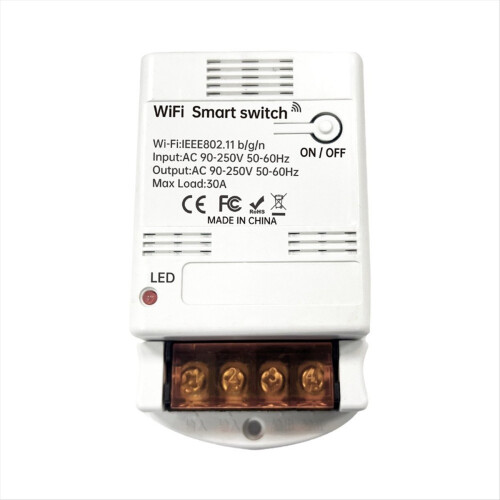 WiFi Smart Switch 30A Relæmodul Smart Switch Controllere 2