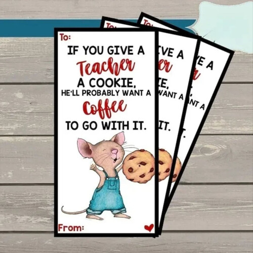 Ευχετήρια κάρτα εκτίμησης για τον δάσκαλο με εκτίμηση Α 1