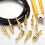 Καλώδιο μουσικής μπανάνας 4 χιλιοστών με προσαρμογέα ηχείου ήχου 3