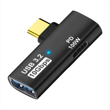 2 az 1-ben USB C - USB 3.2 adapter Ally készülékhez, fekete