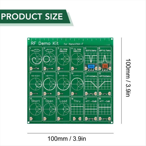 Filter Demo Kit -F Testbord HAM Vector Netwerk Test 1