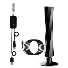 TV anténa pro chytré TV, starší TV, kabel 3 metry, zesilovač signálu 4K 1080p