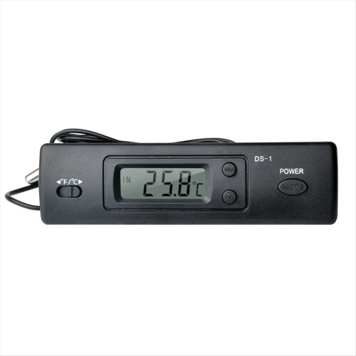 -1 biltermometer LCD-skærm C/F ur temperatursensor 2