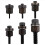 6Pcs Hand Rivet Tool Steel Head Set Manual Riveter Replace Tip Nut 1