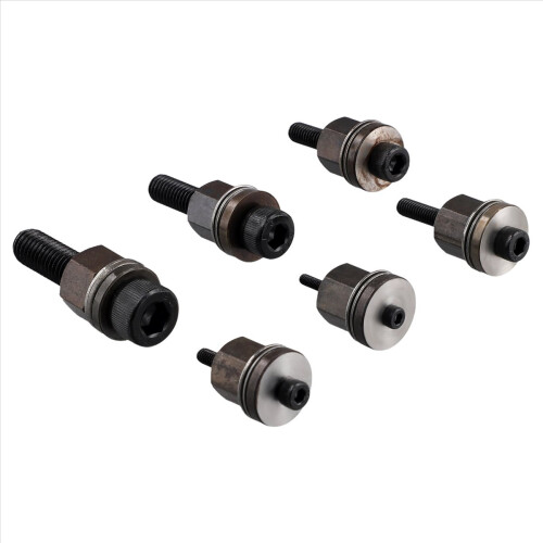6Pcs Hand Rivet Tool Steel Head Set Manual Riveter Replace Tip Nut 1
