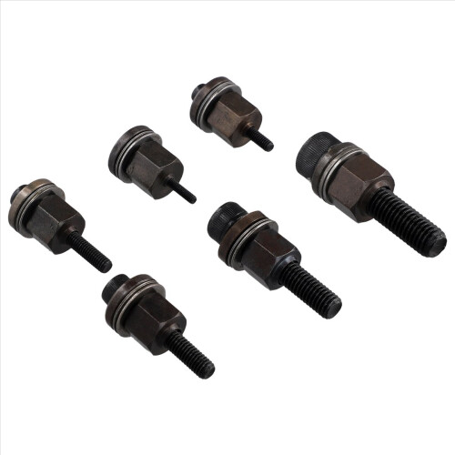 6Pcs Hand Rivet Tool Steel Head Set Manual Riveter Replace Tip Nut 2