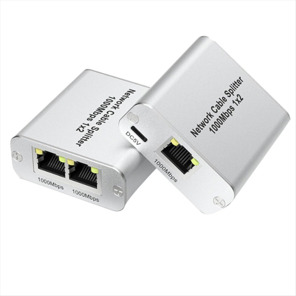 Ethernet Splitter 1 To 2 High Speed Gigabit Ethernet Switch 4713351576044