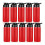 10 Pieces Water Bottle 600ml Reusable Bottles red 1
