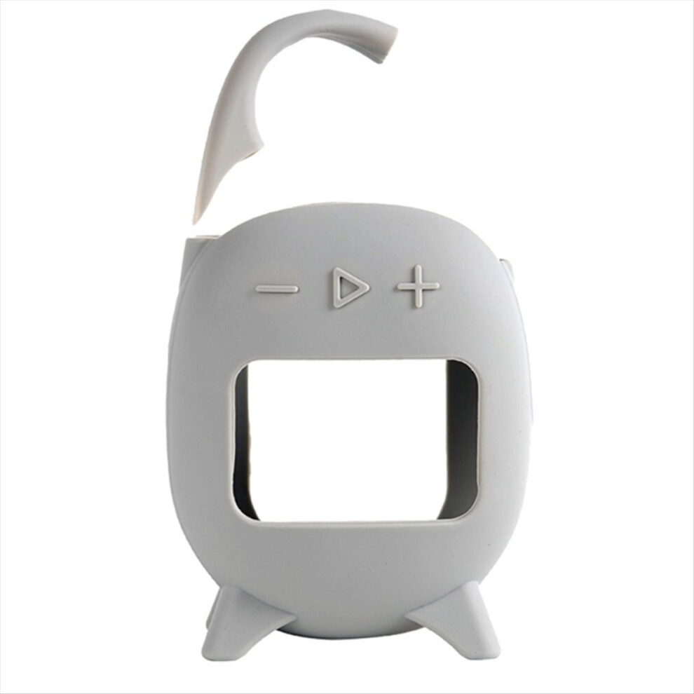 Silicone Case Cover For Clip 5 Bluetooth-Compatible Speaker White 4713351575481