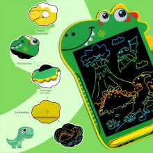 Blå tegneserie dinosaur LCD-skrivebræt tegnebræt