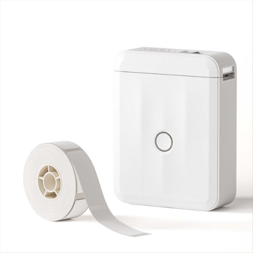 Etikettenmachine met tape, mini draagbare Bluetooth thermische printer 1