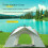 Carpa de playa plegable con toldo 6