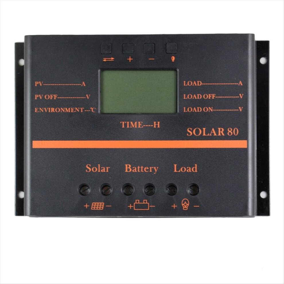 Solar Charge Controller 80A Solar Panel Custom Battery Regulator 4713351580294