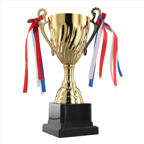 Taça Troféu de Ouro de 11,4 polegadas para competições esportivas 2