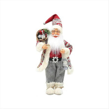Bonecos de Papai Noel Boneco de Papai Noel em pé Estatueta de Papai Noel