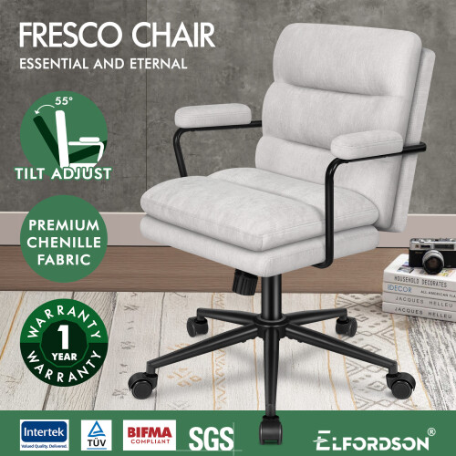 ELFORDSON ELFORDSON Office Chair Ergonomic Executive Computer Work Seat 1
