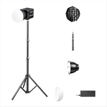 Lampe de studio photo LED professionnelle 60 W avec prise UE