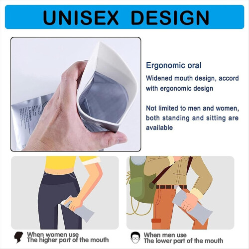 Disposable Emergency Urinal Bag,12Pack Portable Camping Pee Bags 2