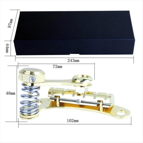 Gitarvibrato-tailpiece tremolo for LP elektriske gitarer gull 1