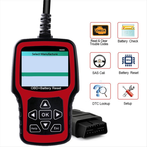 NS202 Battery Registration Tool+OBD/EOBD Diagnostic 1